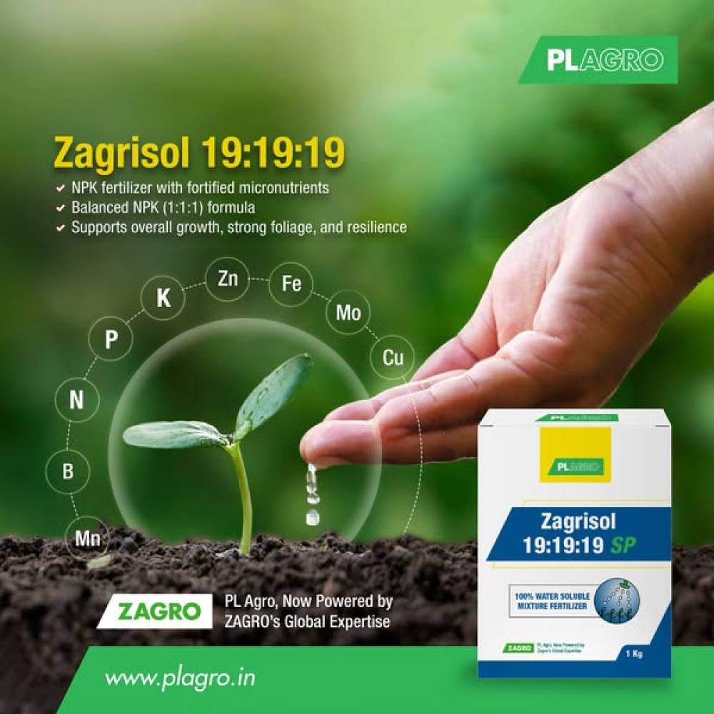 Boost Your Crops with Zagrisol 19-19-19!